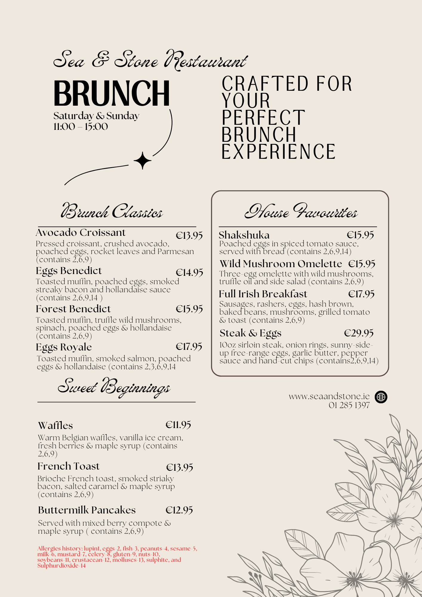 sept 2026 brunch menu a4